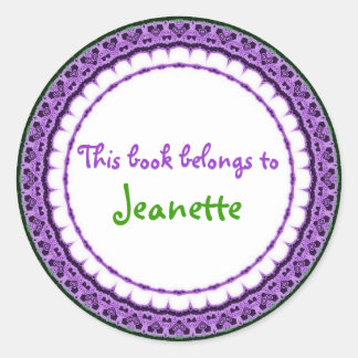 THIS BOOK BELONGS TO... stickers