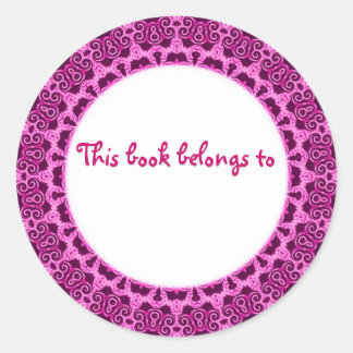 THIS BOOK BELONGS TO... stickers