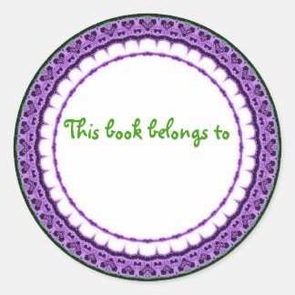 THIS BOOK BELONGS TO... stickers