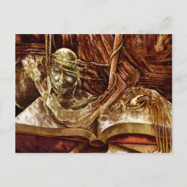 This Book Is Haunted Postcard (Front)