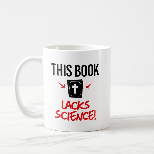 This book lacks science coffee mug (Left)