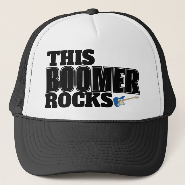 This Boomer Rocks Trucker Hat (Front)