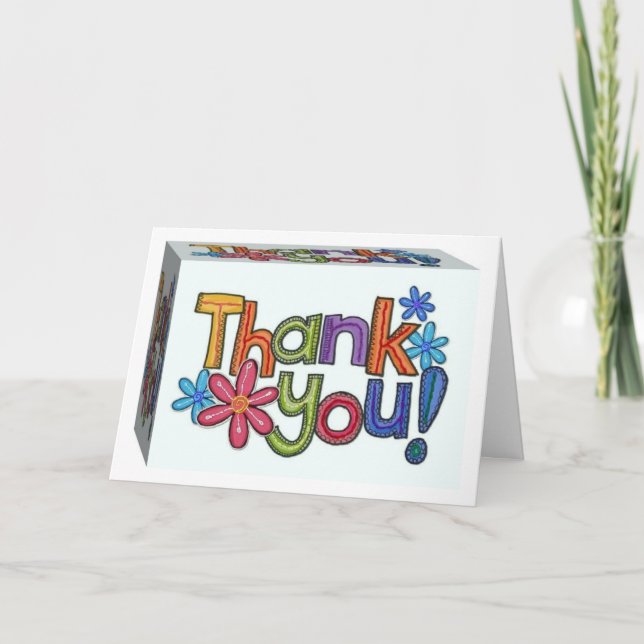 THIS BOX FULL OF "GRATITUDE" IS THANKFUL THANK YOU CARD (Front)