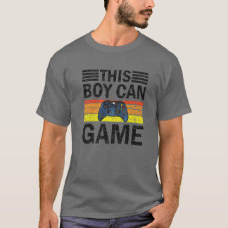 This Boy Can Game Funny 80S Retro Video Gaming Con T-Shirt