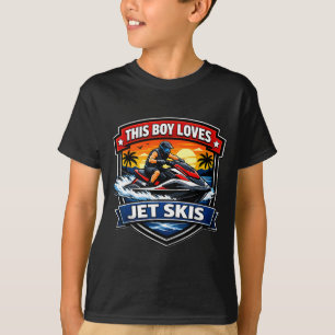 This boy loves jet skis owner jetskier jetski T-Shirt