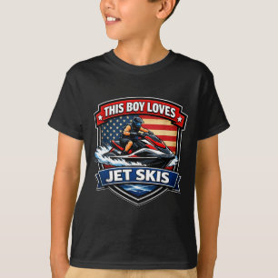 This boy loves jet skis owner jetskier jetski T-Shirt
