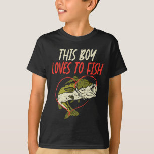 This Boy Loves To Fish Byb Fishing Family Matching T-Shirt