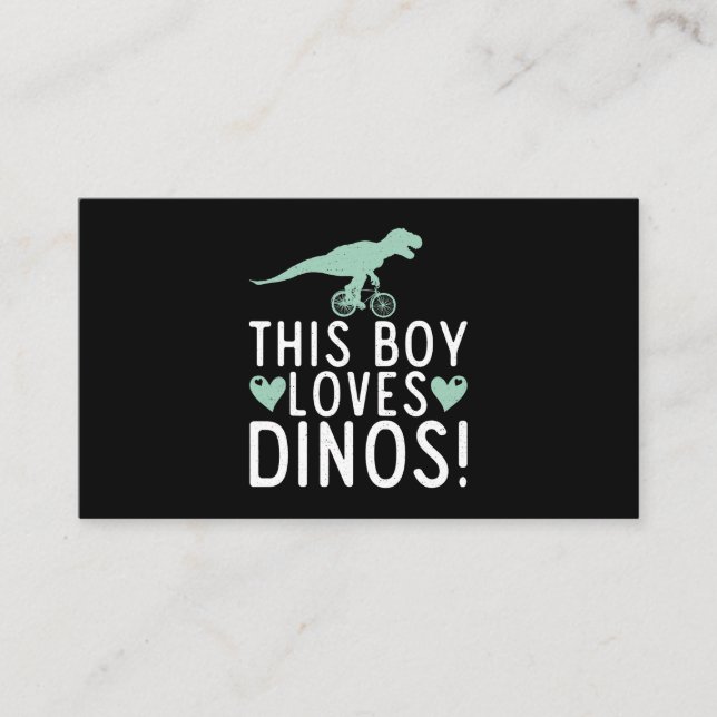 This Boy Loves Trains Gift Train Wagon Lover Gifts Business Card (Front)