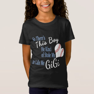 This Boy Stole My Baseball Heart Calls Me Gigi T-Shirt