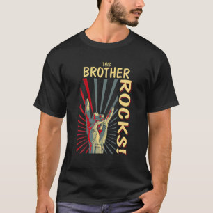 This Brother Rocks Vintage Retro Concert 70S 80S F T-Shirt