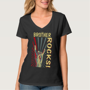 This Brother Rocks Vintage Retro Concert 70s 80s F T-Shirt