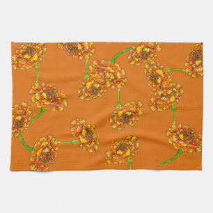 This "burnt orange" edition is a standout for your tea towel