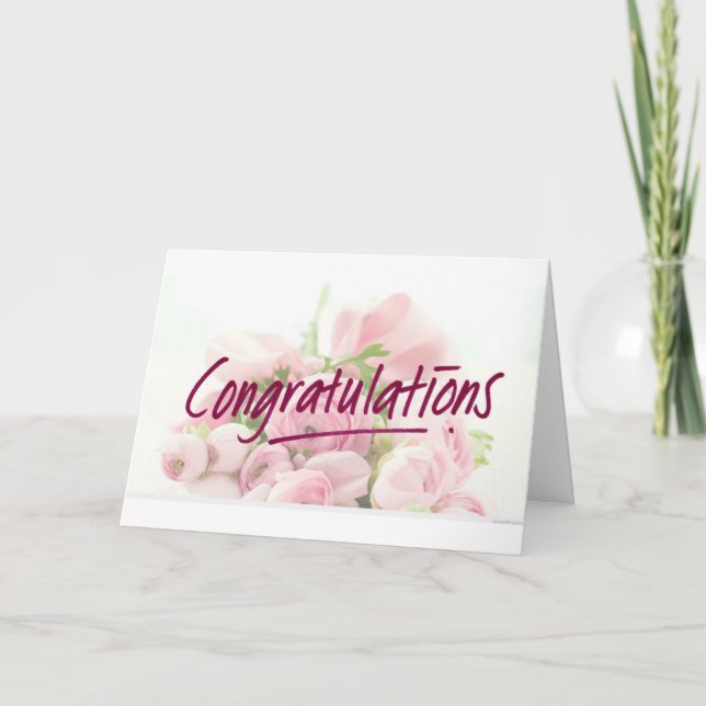**THIS CALLS FOR A CELEBRATION** CONGRATULATIONS   CARD (Front)