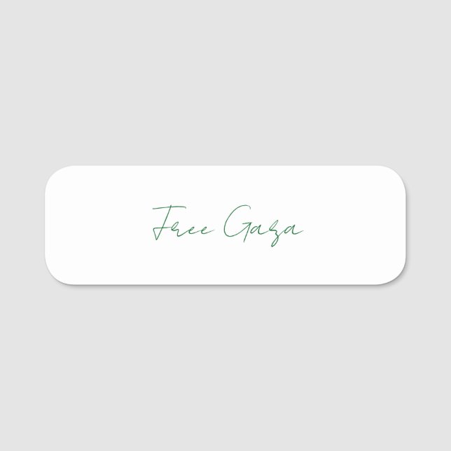 ''This cart is very  beautiful'' Name Tag (Front)