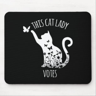 This Cat Lady Votes Ladies Is Voting Kamala Mouse Mat