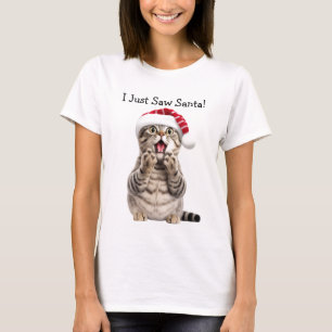 This Cat's on the Naughty List Cat T-Shirt