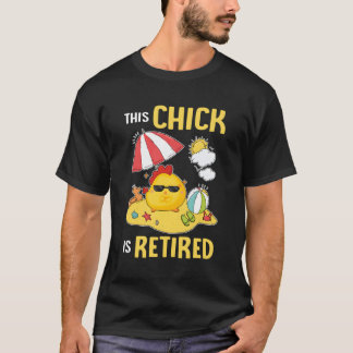 This Chick Has Retired Chicken Family Retiret Plan T-Shirt