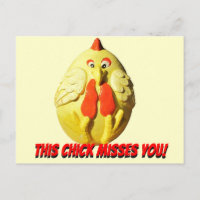 This Chick Misses You Funny Chicken