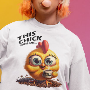 This Chick Runs On...Coffee T-Shirt