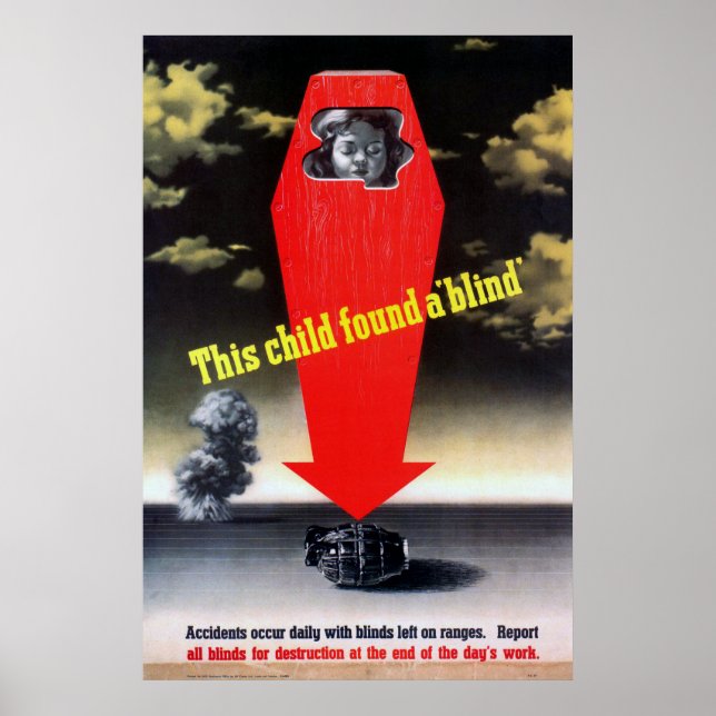 This Child Found a Blind Poster (Front)