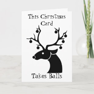This Christmas Card Takes Balls