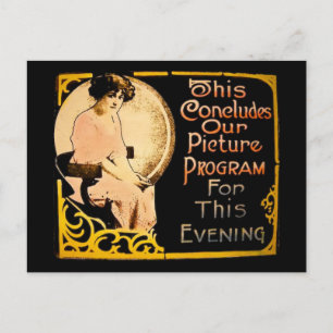 This Concludes Our Picture Program - Vintage Postcard