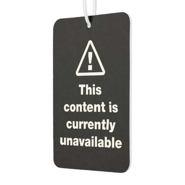 ⚠ This Content Is Currently Unavailable Air Freshe Car Air Freshener (Left)