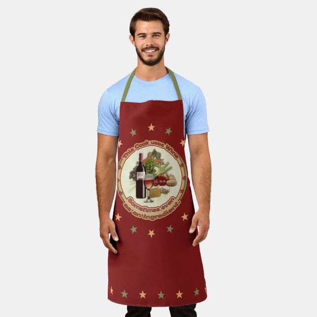 This Cook uses Wine Apron (Worn)