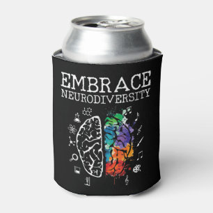 this cool neurodiversity shirt is perfect for adhd can cooler