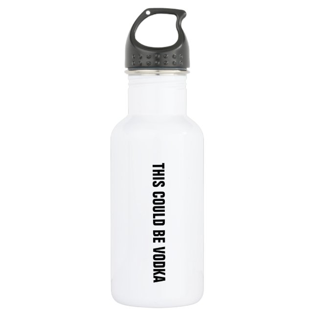 This could be vodka water bottle (Front)