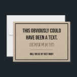 This Could Have Been A Text Best Man Proposal<br><div class="desc">This best man proposal card is a funny way to ask your best friend to be part of your wedding day.</div>