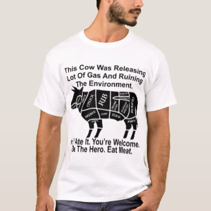 This Cow Was Ruining The Environment So I Ate It  T-Shirt
