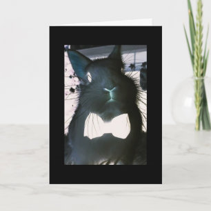 THIS CRAZY BUNNY MEANS "BUSINESS" **HAPPY EASTER** HOLIDAY CARD