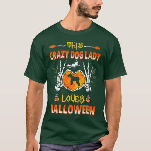 This Crazy Dog Lady Standard Schnauzer Loves Hallo T-Shirt