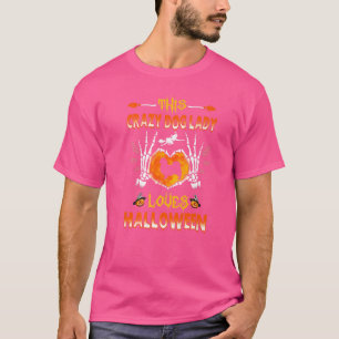 This Crazy Dog Lady Tibetan Spaniel Loves Hallowee T-Shirt