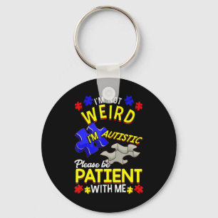 This cute autism awareness design is a great way t key ring