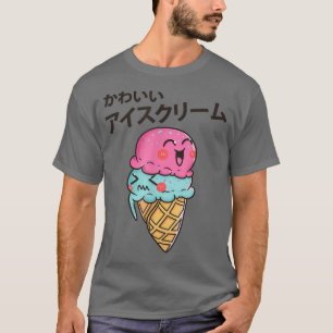This Cute Kawaii Strawberry Ice Cream Cone Foodie T-Shirt