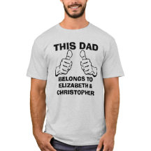 This Dad Belongs To Enter Custom Kids Names