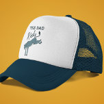This Dad Kicking Donkey Funny Fathers Day Trucker Hat<br><div class="desc">This funny coffee mug is perfect for Father's Day and perfect for letting your dad know that you think he kicks donkey's butt. With it's funny kicking donkey graphic and it's dad joke style message its sure to bring a smile to Dad's face.</div>