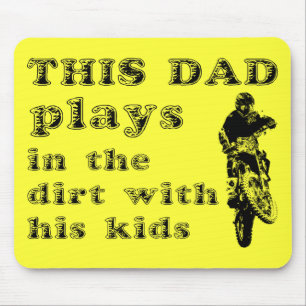 This Dad Plays In The Dirt Bike Motocross Mousepad