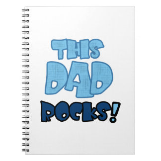 This Dad Rocks Gifts Notebook