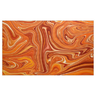 This Digital Orange Marbled Texture9 Fabric