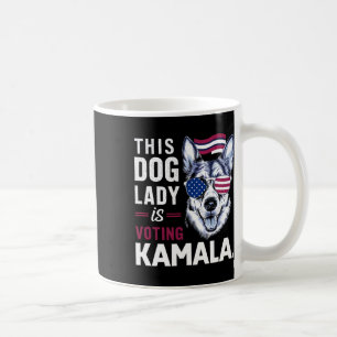This Dog Lady Is Voting Kamala Coffee Mug