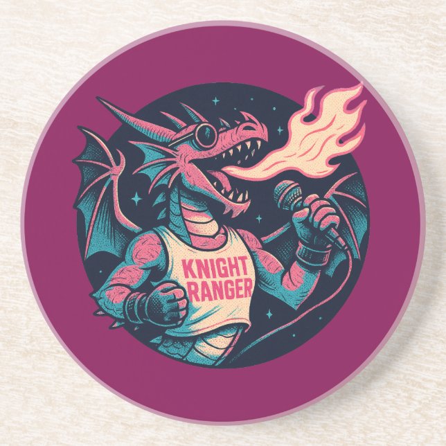 This Dragon Spits Fire Coaster (Front)