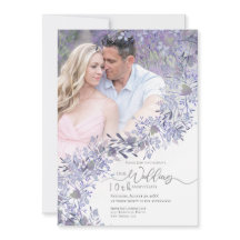 This elegant wedding anniversary Photo invitation 