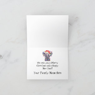 This Elephant Christmas Card