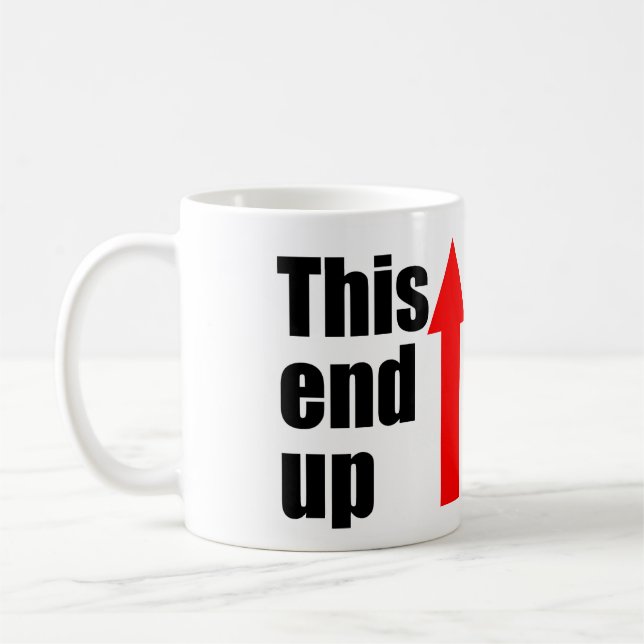 This End Up Mug (Left)
