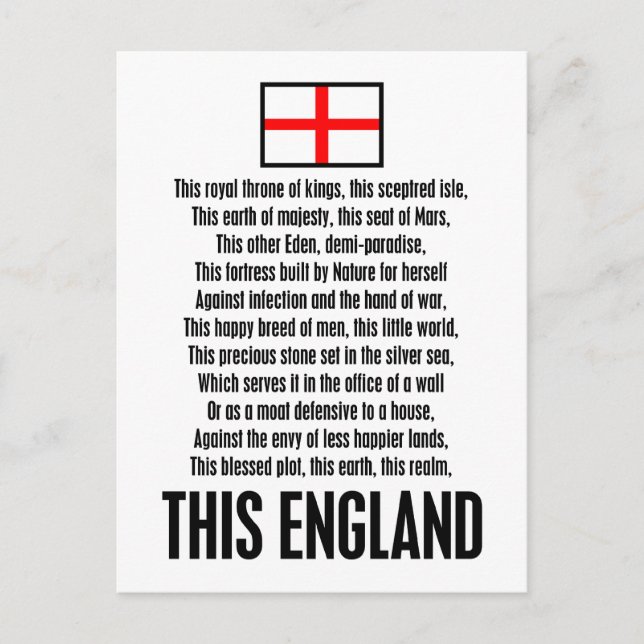 This England Postcard (Front)