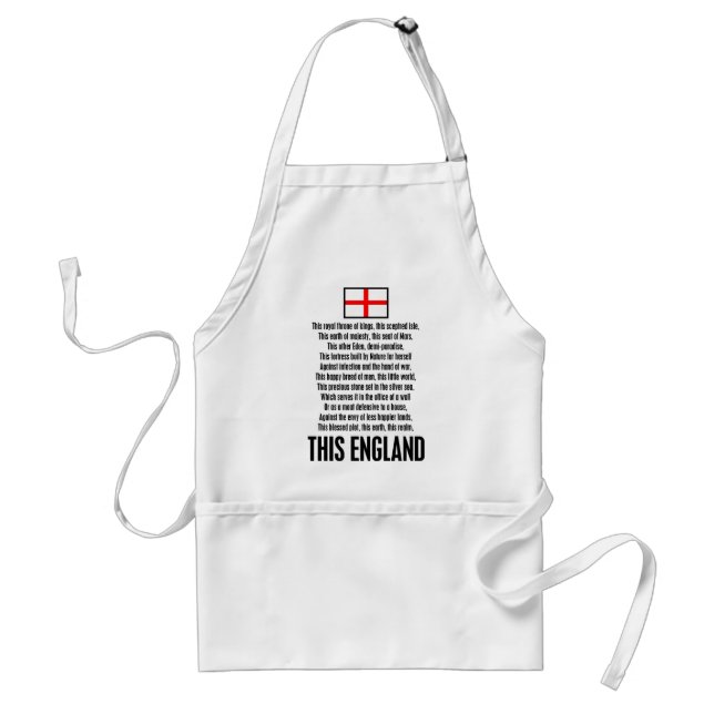 This England Standard Apron (Front)