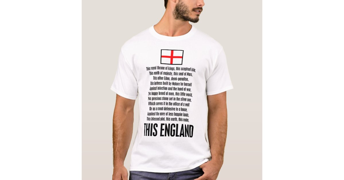 This England TShirt Zazzle